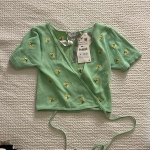 Zara crop NWT